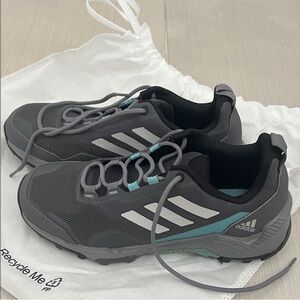 adidas Gray and Teal Women's Sneakers